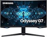 SAMSUNG 27' Odyssey G7 Series WQHD (2560x1440) Gaming Monitor, 240Hz,...