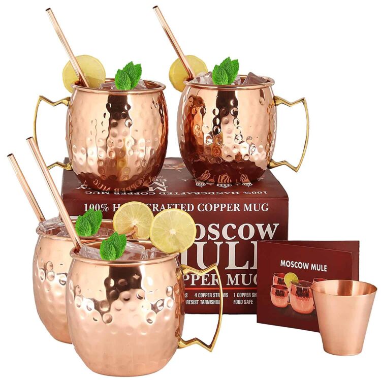 Moscow Mule Copper Mugs Set Review