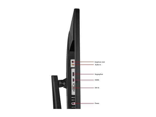 Asus VG278Q monitor ports