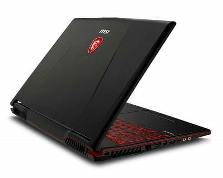 MSI GL63 8RD-221 lid