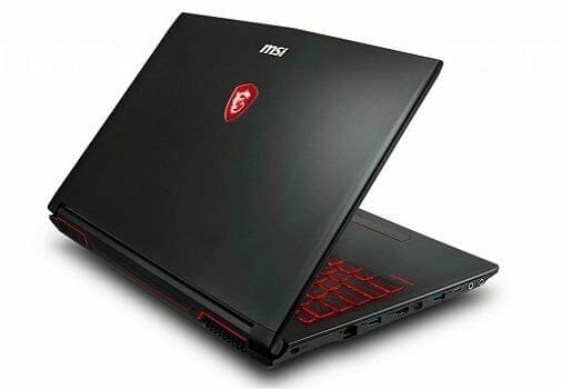 MSI GV62 8RD-276 lid