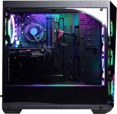 CYBERPOWERPC Gamer Xtreme GXiVR8060A8 side panel