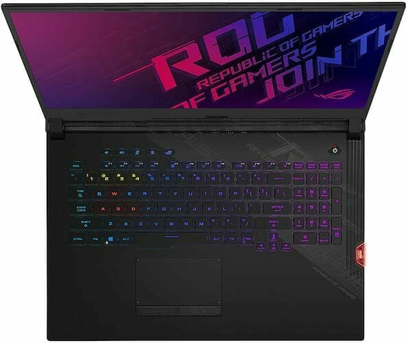 ASUS ROG Strix Scar 17 G732LWS-DS76 keyboard