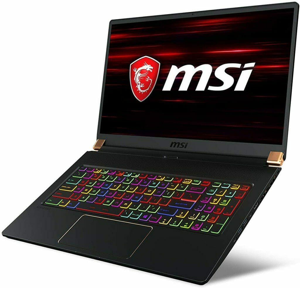 MSI GS75 Stealth 10SE-620 screen