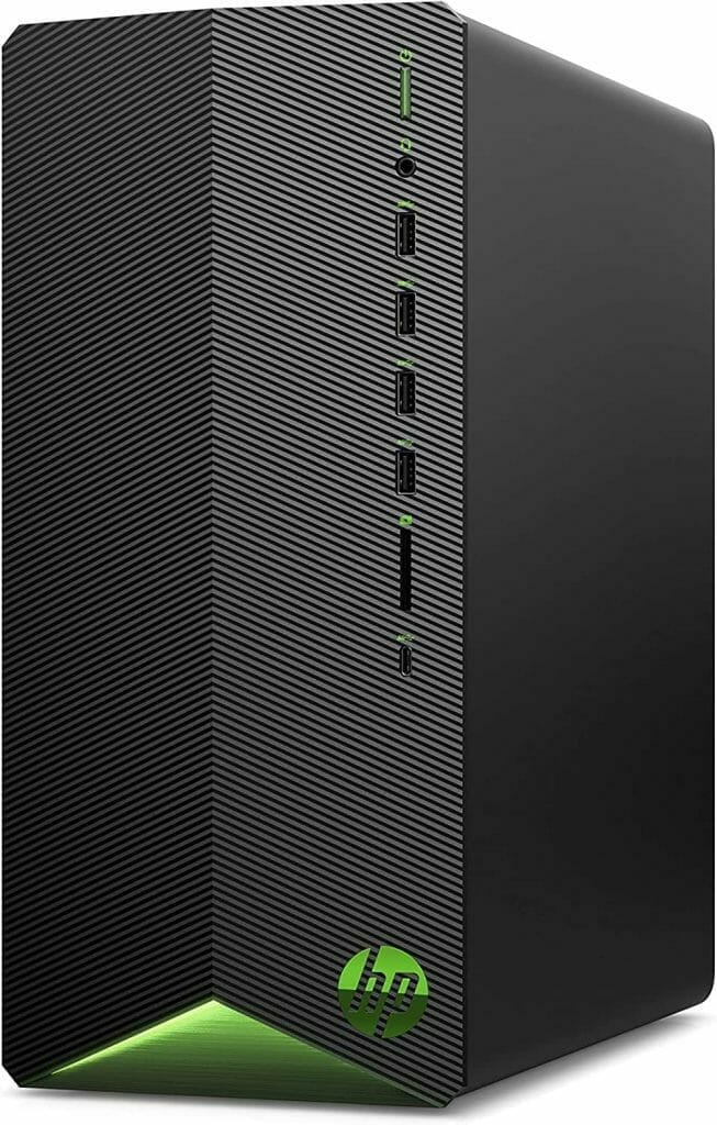 HP Pavilion Gaming Desktop TG01-1120 Review front