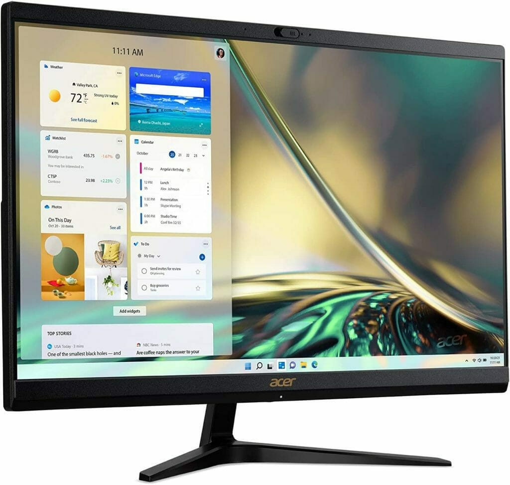 Acer Aspire C24-1700-UA91 Review screen