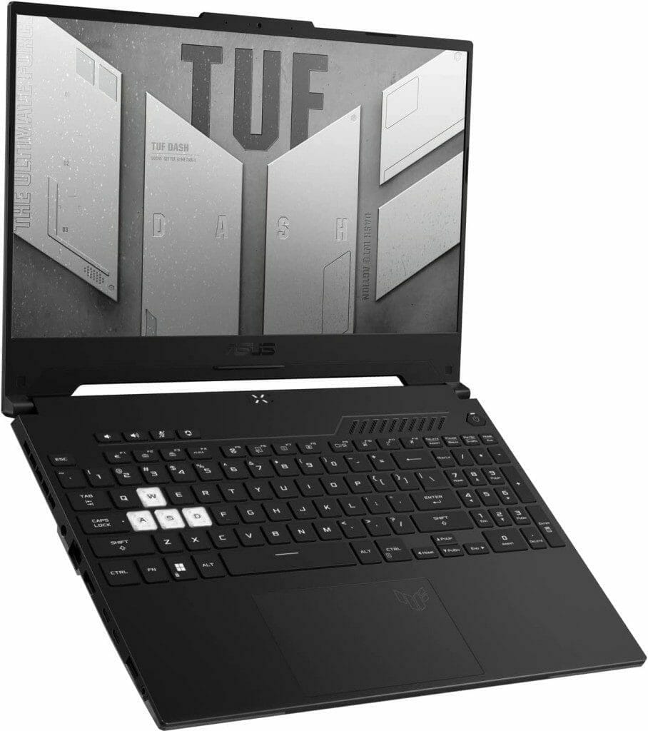 Asus TUF Dash F15 Review screen