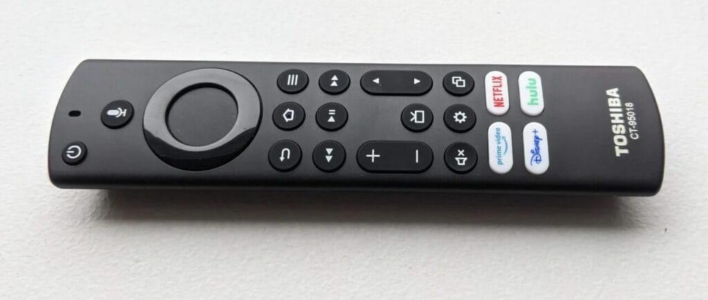 Toshiba 75C350KU Review remote