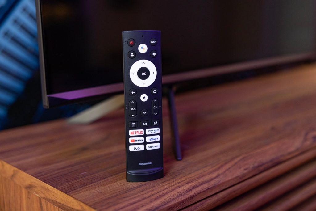 Hisense U6HF Review remote