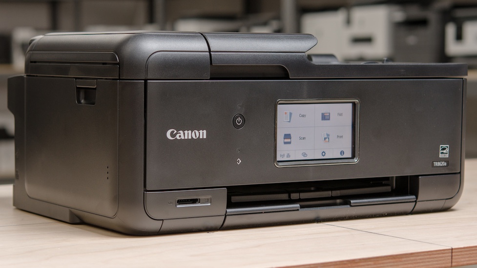 Canon PIXMA TR8620a Review screen